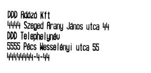 Megjegyzés: Az üzembe helyezési kód megadását követően a pénztárgép bizonylatot nyomtat a megadott adatokról, így az átszemélyesítés előtt még egyszer meg tud győződni azok helyességéről.
