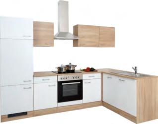 990,- Mosogatós alsószekrény, inox mosogatótálcával Szé/Ma/Mé: kb. 100/85/47cm 26.990,- (25390116/10,04) Üvegezett felsőszekrény, 2 ajtós, 1 polcos, Szé/Ma/Mé: kb. 100/54/32cm 13.