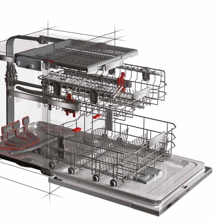 Új kiváló dizájn és maximális töltetrugalmasság. Whirlpool új mosogatógépeit élenjáró tervezés és jó minőségű elemek jellemzik.
