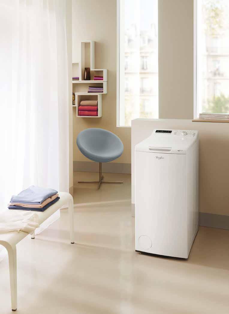 tökéletesen tiszta ruhanemű frissessége egy könnyen betölthető, ultra-csendes mosógéppel!