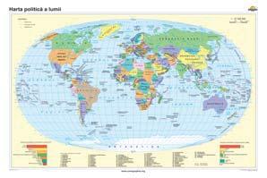 Harta fizico-geografic i principalelor resurse