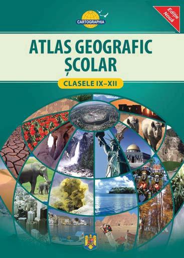 Atlasul geografic colar pentru clasele IX-XII este conceput pentru a oferi liceenilor baza cartografic pentru înv area geografiei la ore i acas, dar i pentru o preg tire adecvat pentru sus inerea