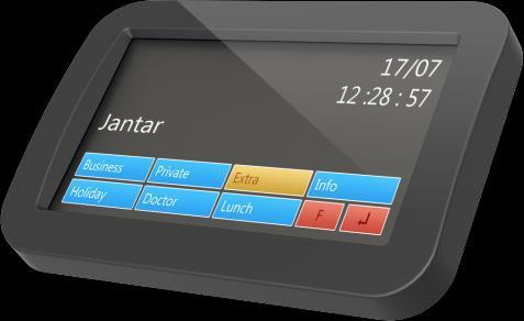 REGIS H érintőképernyős vezérlő Regis H Vezérlő beépített proximity kártyaolvasóval (125kHz vagy 13,56MHz) és 4,3 "LCD érintőképernyővel Regis H használható mint T & A vezérlő, humán interfész, stb.