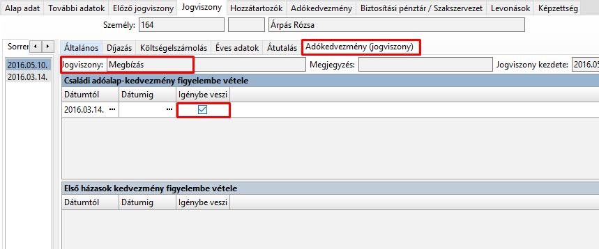 Átutalás fülön kell megadni akár jogviszonyonként, hogy a dolgozó hová szeretné a