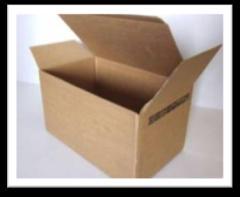 cardboard products, folded