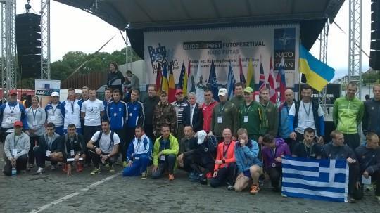 A NATO Partnerségi Futáson, 12 országból érkeztek versenyzők.