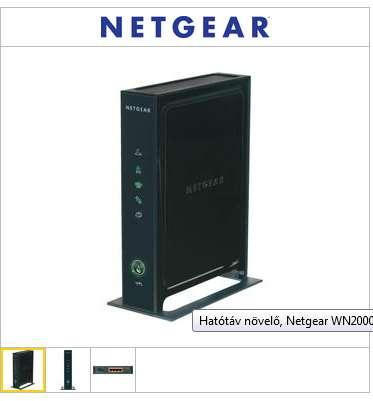 Hatótáv növelő, Netgear WN2000RPT WLAN Főbb jellemzők WLAN repeater max.