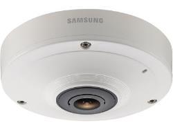 SNF8010 SAMSUNG IPOLIS 360 -os Fisheye Day&Night 5 megapixeles HD IP dome kamera, 1/1.8"-os 6Megapixel Progressive Scan CMOS chip, QSXGA (2560x2048 pixel) felbontás, 0.5lux/F2.