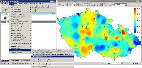 GIS szoftverek 1978: Az Intergraph kínál először térinformatikai jellegű tervező szoftvert. Szoftver-hardver együttese: két monitoros rendszer, digitalizáló táblával.