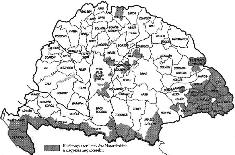 19. Die Aufgabe bezieht sich auf die Geschichte Ungarns in der Zeit des Dualismus.