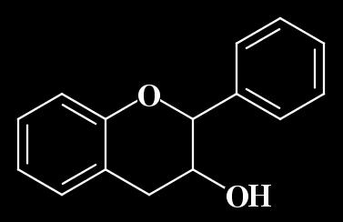 ábra) vagy más néven flavan-3-olok, mint a katekin vagy epikatekin, a B gyűrűben, illetve a 3-OH csoport térbeli orientációjában különböznek egymástól.
