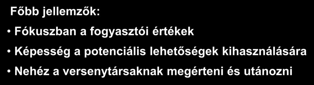 Kiindulási pontok a stratégiaalkotás során Alapvető képességek (Core