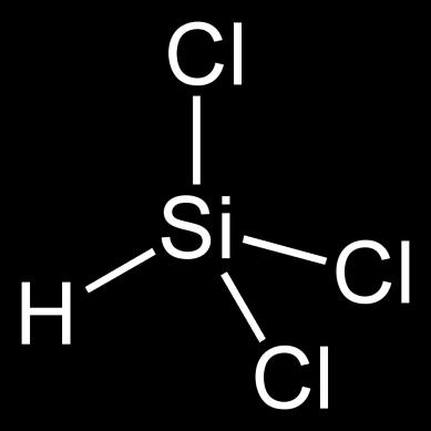 SiCl 4 + 2CO SiH 2 Cl 2, SiHCl 3, SiR y HX n, stb: Si + 3HCl 350 C SiHCl 3 + H 2 Si + 2MeCl Cu kat.