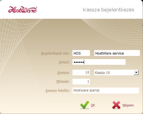 Kassza A szálloda pénzforgalmi nyilvántartása a kassza modulban történik.
