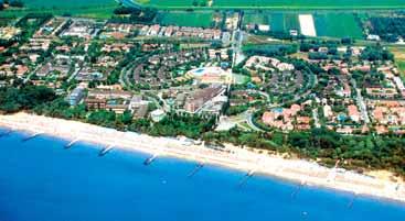 LIDO ALTANEA Színvonalas, medencés üdülőközpont (Caorle 10 km) Caorle hangulatos óvárosától mindössze 5-10 km-re Velence felé, a közelmúltban létesült üdülõhely.