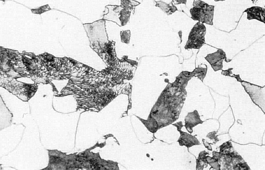 Mangántartalmú acél C=0,19 %, Mn=1,40 %, Si=0,19 %, P=0,020 %, S=0,021 %