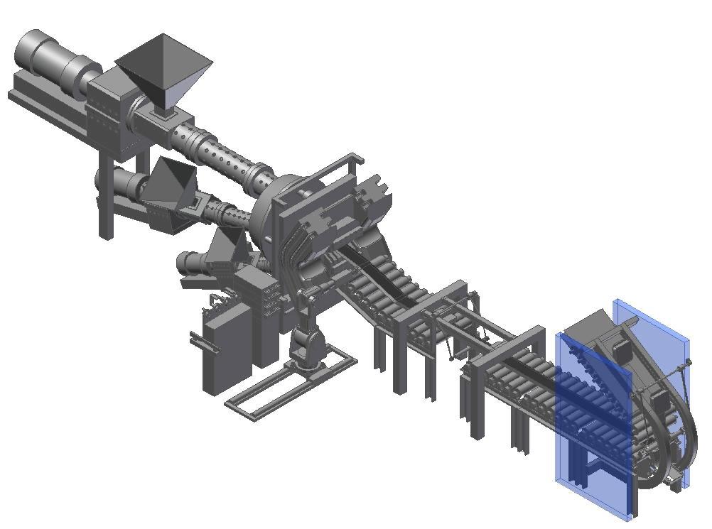 peremtöltő (bead filler) Garat Kompressziós zóna Nyomás felépítése