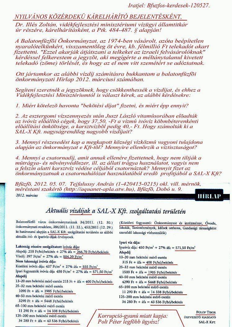 I. BALATONFŰZFŐI ÖNKORMÁNYZAT INGATLAN TÚLADÓZTATÁSOS PRÓBÁLKOZÁSAI 2/22.