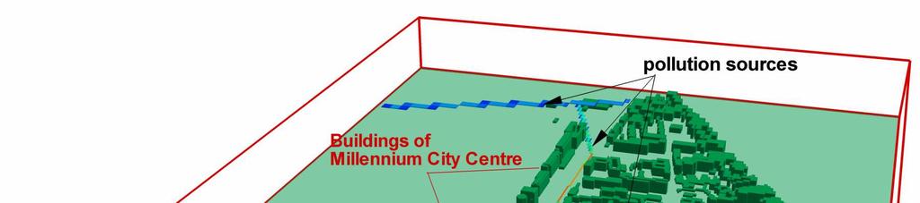 Numerical simulation of pollutant dispersion MISKAM 4.