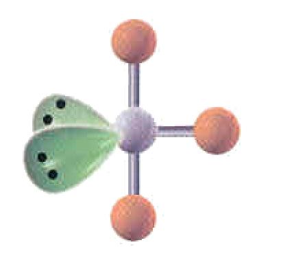 VSEPR elmélet AX 5 PF 5, SbCl 5 trigonális bipiramis AX 4 E SF 4