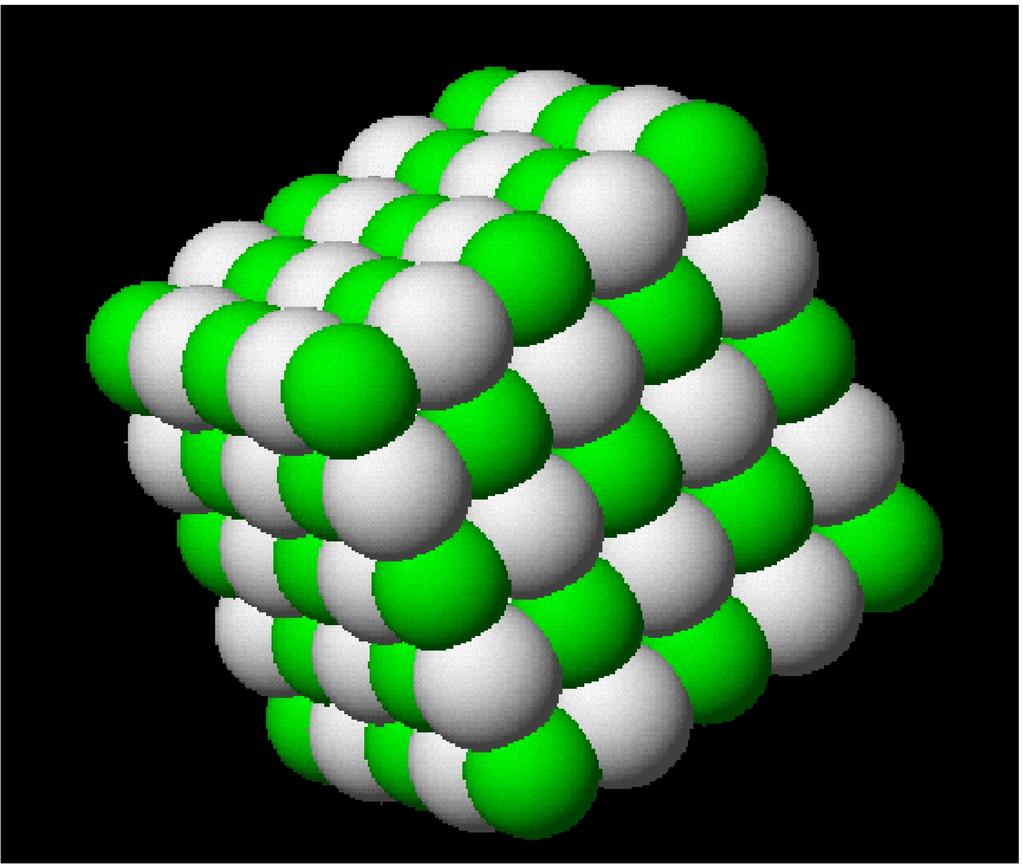 Ionos vegyületek képződése 2 Na(s) + Cl 2 (g) 2 NaCl(s) Na [Ne] Na + [Ne] 3s Cl [Ne] Cl [Ne]