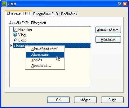 5 Koordinátarendszer FKR (UCS) Minden rajznak van egy saját világ koordinátarendszere World Coordinate System, WCS.