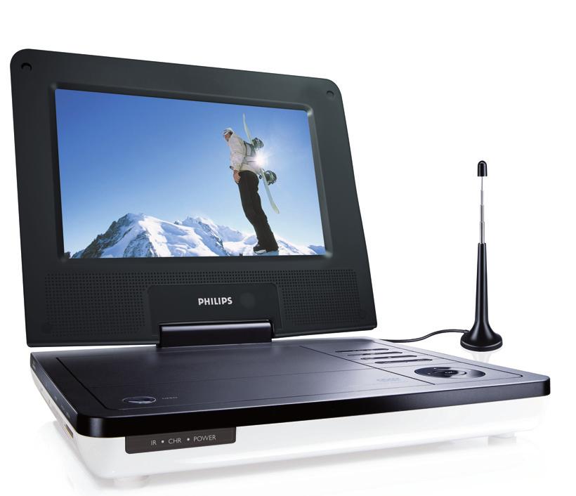 Portable DVD player PET737 Register your product and get support at www.philips.