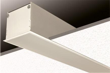 MODENA Süllyesztett fénysáv lámpatest Recessed light channel Egyedi beépítésű LPT esetén / In case of custom-built LPT Dimsions - AxBxC Cut-out AxB MOD-E114-.