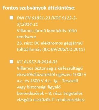 -23(2014-03):2014-11 7.5.101: A szigetelési ellenállás monitorozása a szekunder körben Par. CC.5.1: A szekunder áramkört úgy kell kialakítani mint egy IT rendszert, a biztonsági intézkedéseket az IEC 60364-4-41, Par.