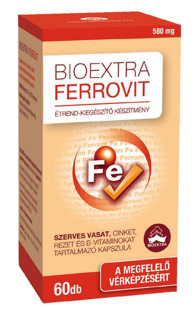 biztosítja a felnőtteknek ajánlott napi B6- és B12-vitamin-, vas-, cink-, réz-, folsavbevitel 100%-át,