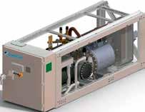 EWLD-J-SS Távkondenzátoros csavarkompresszoros folyadékhűtő, normál hatékonyság, normál zajszint Kompakt kialakítás az egyszerű beltéri telepítés vagy utólagos beszerelés érdekében Daikin