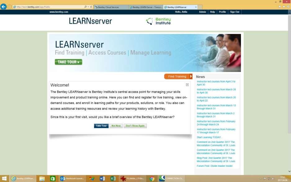 Bentley Connect LEARNservices LEARNserver 40