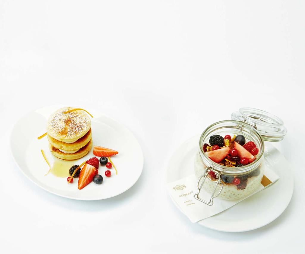 REGGELI AJÁNLATUNK Breakfast Offers / Frühstücksangebot (11.30-ig / till 11.30 am / bis 11.30 Uhr) AMERIKAI PALACSINTA.
