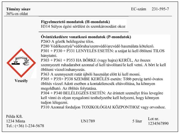 Szakképesítés-ráépülés: 31 524 01 Általános laboráns A vizsgafeladat