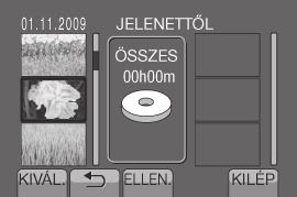 Lejátszási listák A lista segítségével tetszőleges sorrendbe rendezheti a felvett videofájlokat. Előkészületek: Válassza a! módot. Válassza ki a lejátszási módot.