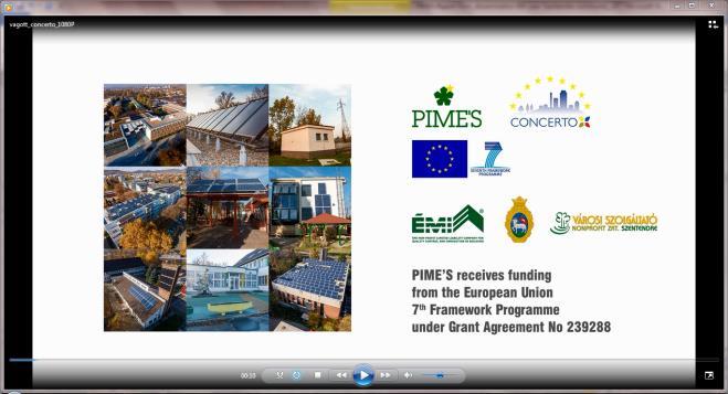 Project film about the achievements of CONCERTO PIME'S project in Szentendre Community Activity/Work package No.:5.8 Short description: Milestone ref.