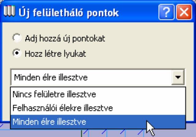 Válasszuk ki ez utóbbit, és adjuk meg a telek két átellenes sarokpontját úgy, hogy a jobb alsó sarokpont az épület jobb alsó sarkától x irányban 6,00 méterre, y irányban 5,00 méterre legyen, míg a