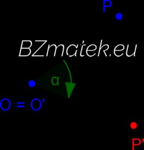 DEFINÍCIÓ: (Forgatás) Forgatásnak nevezzük azt a geometriai transzformációt, amely a sík egy adott O pontjának önmagát felelteti meg, és a sík minden más P pontjához úgy rendeli a P pontot, hogy az