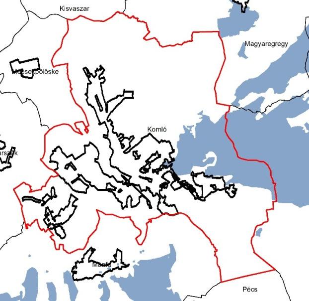 151 A Baranyai megyei Területrendezési terv szerint Komló teljes közigazgatási területével ásványi nyersanyag gazdálkodási terület övezetébe, valamint földtani veszélyforrás övezetébe tartozik. 1.