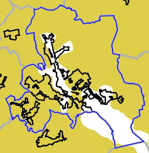 42 Tájképvédelmi szempontból kiemelten kezelendő terület övezete 1.3-3.