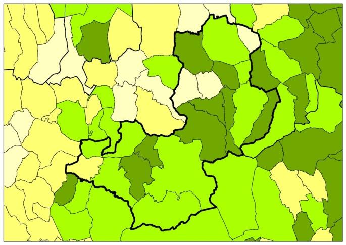 A foglalkoztatottak aránya Bikalon például közel 10 százalékponttal magasabb, mint Komlón, Oroszlón és Tófűn pedig csaknem ugyanennyivel alacsonyabb. 1.7-10.