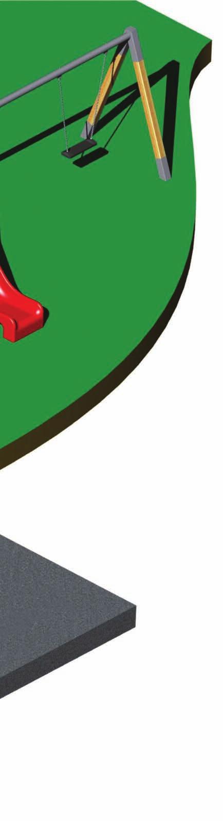 BEKEZDÉS A játékelemek kivitelezése A játékösszeállításokat kétféle kivitelben szállítjuk, az ČSN EN 1177 szabvány szerint az ütéscsillapító