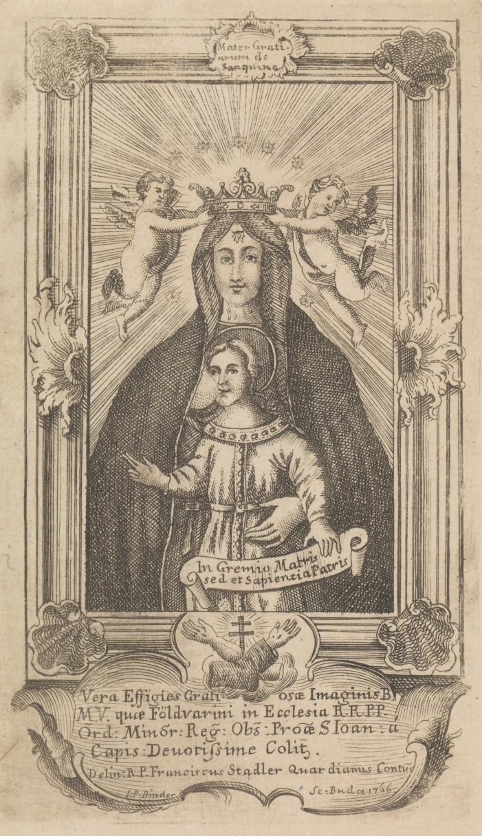 83 Amíg a Habsburg Birodalom kegyképének számító passaui Segítő Mária mellett a Réi-Krisztinavárosi- Klatovy Vérkép, valamint a brünni Fekete Mária tisztelete a közép-európai hagyományokat