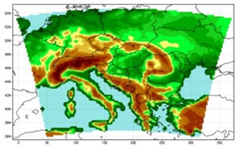 međunarodnoj saradnji, odnosno REMO regionalni klimatski model razvijen u hamburškom Institutu Max Planck Slika 46.