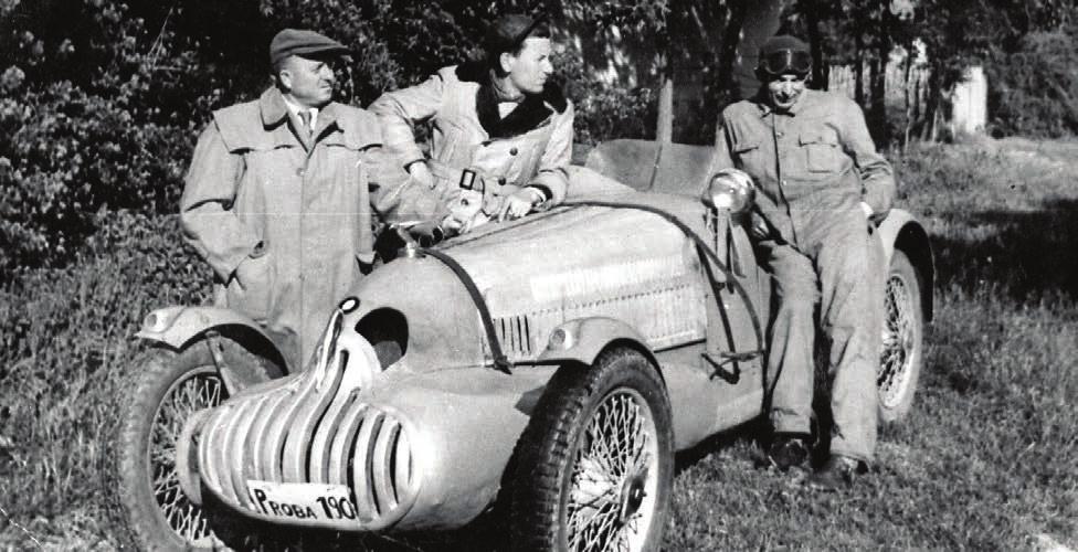 Csak 1948 1949-ben versenyeztek az autóval /