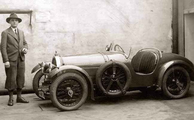 Havarovaný vůz Bugatti T 22 neznámého výrobního čísla, který vlastnil Jaroslav Kaiser, majitel autodílny v Praze.