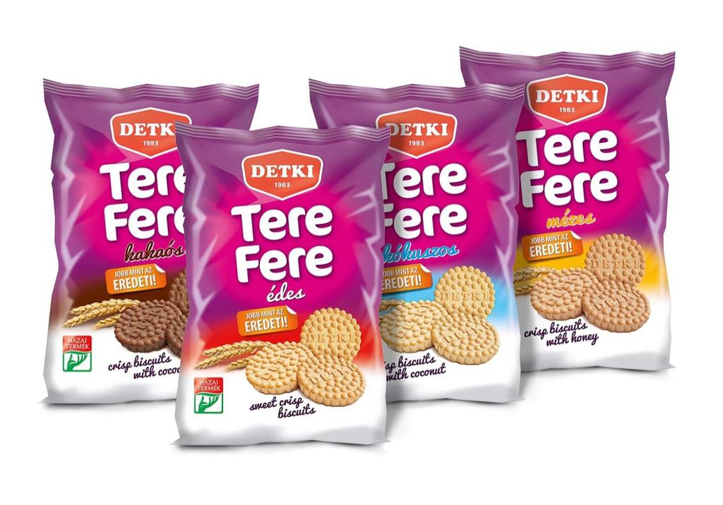 TERE-FERE FAMILY Soft tea biscuits in different tastes (vanilla,