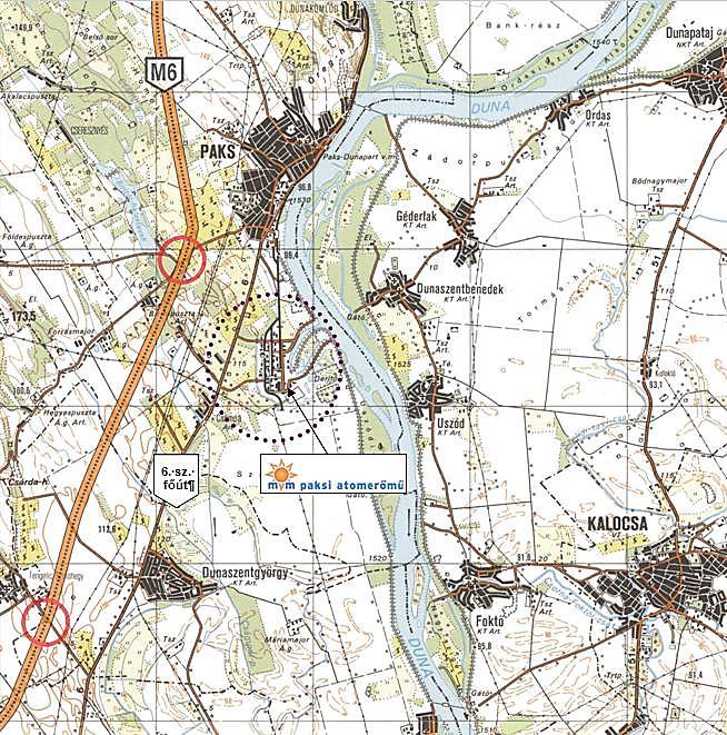 5 CARACTERISTICILE ZONEI PREVĂZUTE PENTRU INSTALARE Zona prevăzută pentru instalarea noilor unități ale Centralei Nucleare II de la Paks se găsește în perimetrul Centralei Nucleare de la Paks.