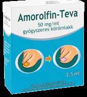 Nyári utazó csomag -18% -18% Amorolfin - Teva 50 mg/ml gyógyszeres körömlakk 2,5 ml Az Amorolfin-Teva segít legyőzni a körömgombát!