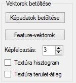 4.1.13 ábra Képek betöltéséért felelő vezérlők 4.1.14 ábra Képadatbázis kiválasztása A képek tulajdonságvektoraival betanítható SOM önszerveződő térkép beállítása a 4.